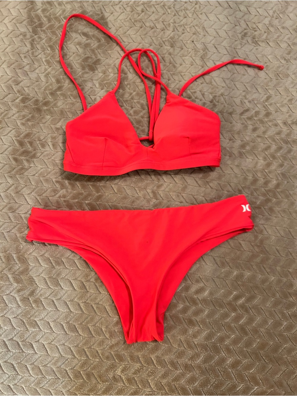 Red Hurley Bikini. Size small